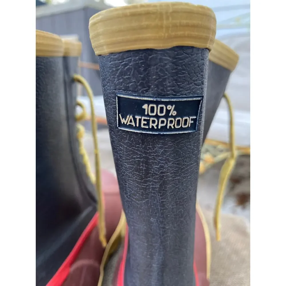 Vintage Explorers Steel Shank Rubber Muck Boots |‎ 1980s - (Men's 10)